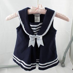 Allison Ann 24 Months, Girls Navy Sailor Outfit